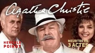 Agatha Christie  Hercule Poirot  Meurtre en trois actes 1986  Téléfilm complet en VF [upl. by Asserak]