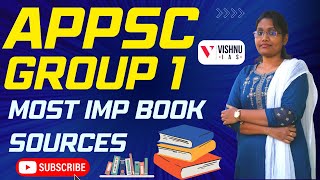 APPSC Group 1 Most IMP Book Sources  APPSC GROUP  1 [upl. by Alfonso935]