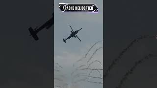 apache helicopter throw chaff feedshorts shortsfeed ytshort feed shortvideos chaff flares [upl. by Esinned]