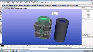 How to make the Weighted Companion Cube in Maya 2010 2 of 4 [upl. by Cardinal]