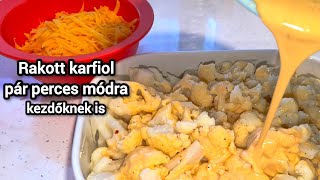 Rakott karfiolahogy még nem kóstoltad soha [upl. by Gastineau]