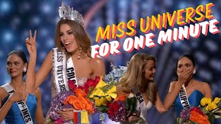 Miss Universe 2015for ONE minute [upl. by Inatirb562]