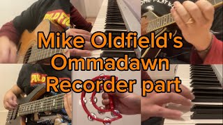 Mike Oldfields Ommadawn Recorder part cover [upl. by Origra]