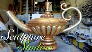 Polystyrene  Styrofoam Aladdin Lamp by Sculpture Studios [upl. by Letty940]