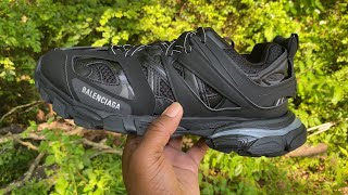 1600 FOR THESE BALENCIAGA TRACK BLACK LED REVIEW FROM THE OTHER SIDE [upl. by Ellicec]