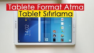 Tablete Format Atma  Tablet Sıfırlama  Pratik Yöntem [upl. by Htiaf]