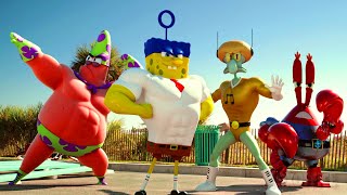 Superpowered SpongeBob VS Pirate Banderas  The SpongeBob Movie Sponge Out of Water  CLIP [upl. by Audwin]