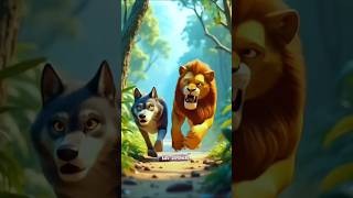 Sher or Bhediya new cartoon story hindi shorts  new sher cartoon short  hindi story cartoon shorts [upl. by Teerell]