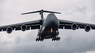 Heavy military aircraft landing at RAF Mildenhall 🇺🇸 🇬🇧 ✈️ [upl. by Adine]