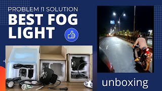 Best Fog light for your Bike  FnM  20watts only  Unboxing [upl. by Aloeda]