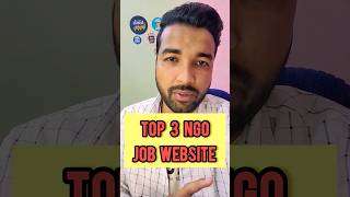 TOP 3 NGO JOB WEBSITE ngojobs2024 ngojobfreshers ytshorts [upl. by Nnaharas]