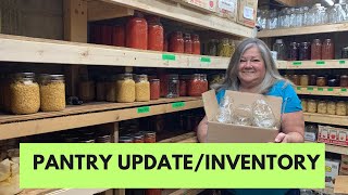 6 MONTH PANTRY UPDATEINVENTORY will we make it til harvest 2024 [upl. by Nonac965]