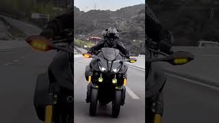 Yamaha niken benellitrk502x shots tmax530 motorcycle shortvideo trending yamahaniken biker [upl. by Randa]