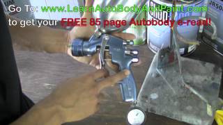 HD How To Adjust Your Spray Gun  Auto Spray Gun Setup Tips [upl. by Rocca899]