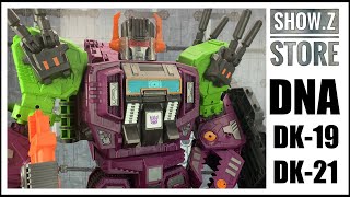 DNA Design DK19 DK21 Transformers Earthrise Titan SCORPONOK Upgrades [upl. by Dayna160]