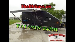 Travel Lite Falcon 24BH Bunk House Travel Trailer Eclipse Edition [upl. by Ahsinwad8]