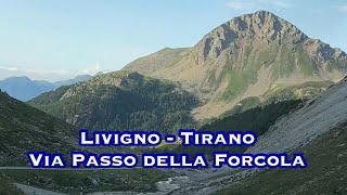 Livigno  Tirano via passo della Forcola [upl. by Fatima]