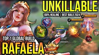 RAFAELA BEST BUILD 2024  BUILD TOP 1 GLOBAL RAFAELA GAMEPLAY  MOBILE LEGENDS✓ [upl. by Normak]