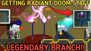 Buying Radiant Doom Staff For 10 Legend clash keyGROWTOPIA [upl. by Hamas58]