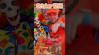 Blippi Plays Halloween Sink or Float👻  Blippi Shorts  shorts blippi blippimusic [upl. by Fleur]