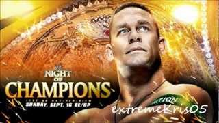 WWE Night Of Champions 2012 Official Theme  quotChampionsquot by Kevin Rudolf [upl. by Ranita439]