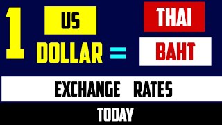 TODAY 1 US DOLLAR TO THAI BAHT USD to BAHT EXCHANGE RATES 19 JUNE 2024 [upl. by Dagny299]