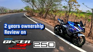 Gixxer SF250 REVIEW  AFTER 2 YEARS [upl. by Queenie]