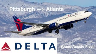 PART 1 FLYING DELTA’S “COMFORT PLUS”  Delta Airlines  PITATL  DL2852 [upl. by Atekehs425]