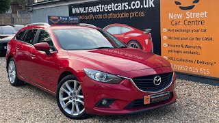 MAZDA 6 ESTATE 20 SKYACTIVG SPORT NAV TOURER EURO 5 SS 5DR 2013 1998cc Manual 67000 Miles Petrol [upl. by Irrak]