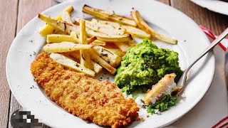 Homemade Fish Fingers amp Mushy Peas Recipe  Easy and Delicious [upl. by Eiramaneet]