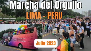 En ViVo 🔴 Marcha del Orgullo LGBT Lima PERÚ 01 Julio 2023 [upl. by Regnij]