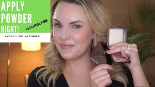 MY HOLY GRAIL POWDER amp HOW TO USE IT PROPERLY  Hourglass Powder [upl. by Harlow]