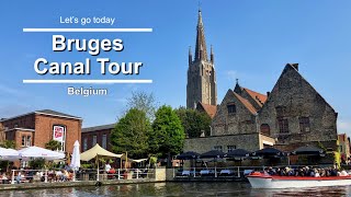 Bruges Canal Tour  Is it worth €12 [upl. by Nosreffej]