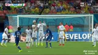 Pirlo INCREDIBLE Free Kick HD  Italy vs England  World Cup 2014 [upl. by Clyve]