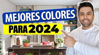 TOP 10 COLORES 2024 como INCLUIRLOS y COMBINARLOS CORRECTAMENTE INTERIORISMO [upl. by Hotze]