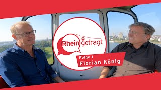 Florian König und der Kölner Karneval  RheinGefragt – Das Interview aus der Kölner Seilbahn [upl. by Ahsehyt]