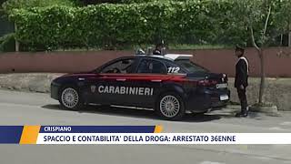 CRISPIANO SPACCIO E CONTABILITA DELLA DROGA ARRESTATO 36ENNE [upl. by Jr869]