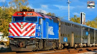 METRA Chicago Commuter Trains [upl. by Tremann]