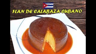 Flan de Calabaza receta cubana [upl. by Fiske]