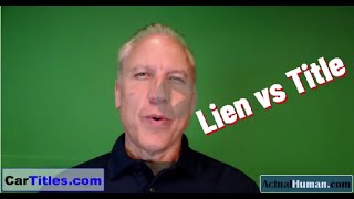 The Difference Between A Lien And A Title For A Vehicle [upl. by Rehpotsyrk]