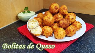 Como hacer BOLITAS DE QUESO  Pasapalo venezolano ❤👩🏽‍🍳 [upl. by Hctud504]