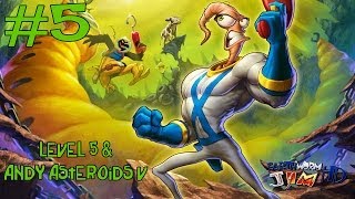 Earthworm Jim HD  Part 5  Original Difficulty  Level 5 amp Andy Asteroids V [upl. by Annadiana]