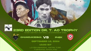 23RD EDITION DR T AO TROPHY  CHUMOUKEDIMA VS PHEK  LOYEM MEMORIAL ASTRO TURF TUENSANG [upl. by Oiramed]