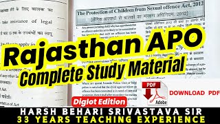 Rajasthan APO Exam  Complete Study Material  PDF DOWNLOAD  RPSC APO Exam  Pariksha Refresher [upl. by Plerre921]