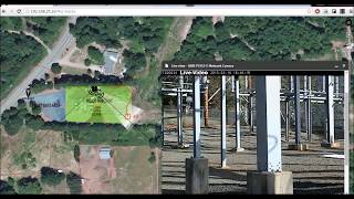 Radar Tracking a Person in Substation  Perimeter Surveillance Radar System [upl. by Trevah]