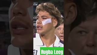 Broncos Reece Walsh sickening collision 🤕 shorts nrl broncos injury [upl. by Janenna]