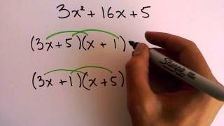 Factoring Quadratic Expressions Pt 3 [upl. by Judy]