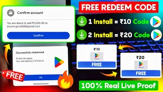 Free Redeem Code  Free Google Play Redeem code  How To Get Redeem Code  Free Redeem Code App 2024 [upl. by Adnovahs]