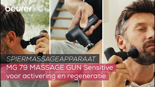 Massage gun het spiermassageapparaat voor activering en regeneratie  Beurer MG 79 [upl. by Ahsimed500]