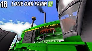 NEW GRASS FIELD PLANTED  Lone Oak Farm  Farming Simulator 17  16 [upl. by Eidnar441]